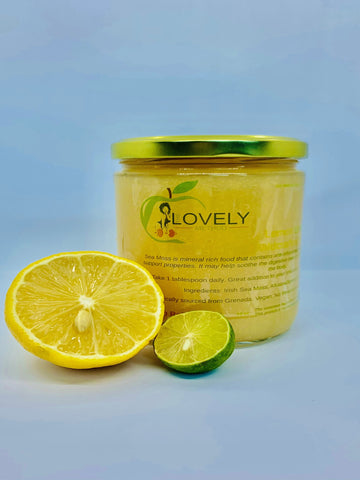 Lemon-Lime Premium Wildcrafted Sea Moss Gel
